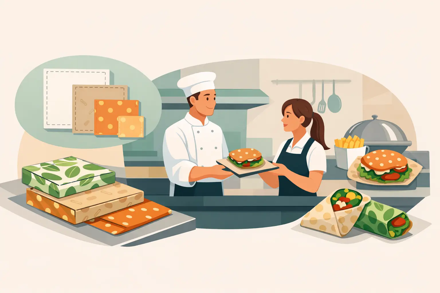 How Bespoke Food Wrap Sizing Improves Service