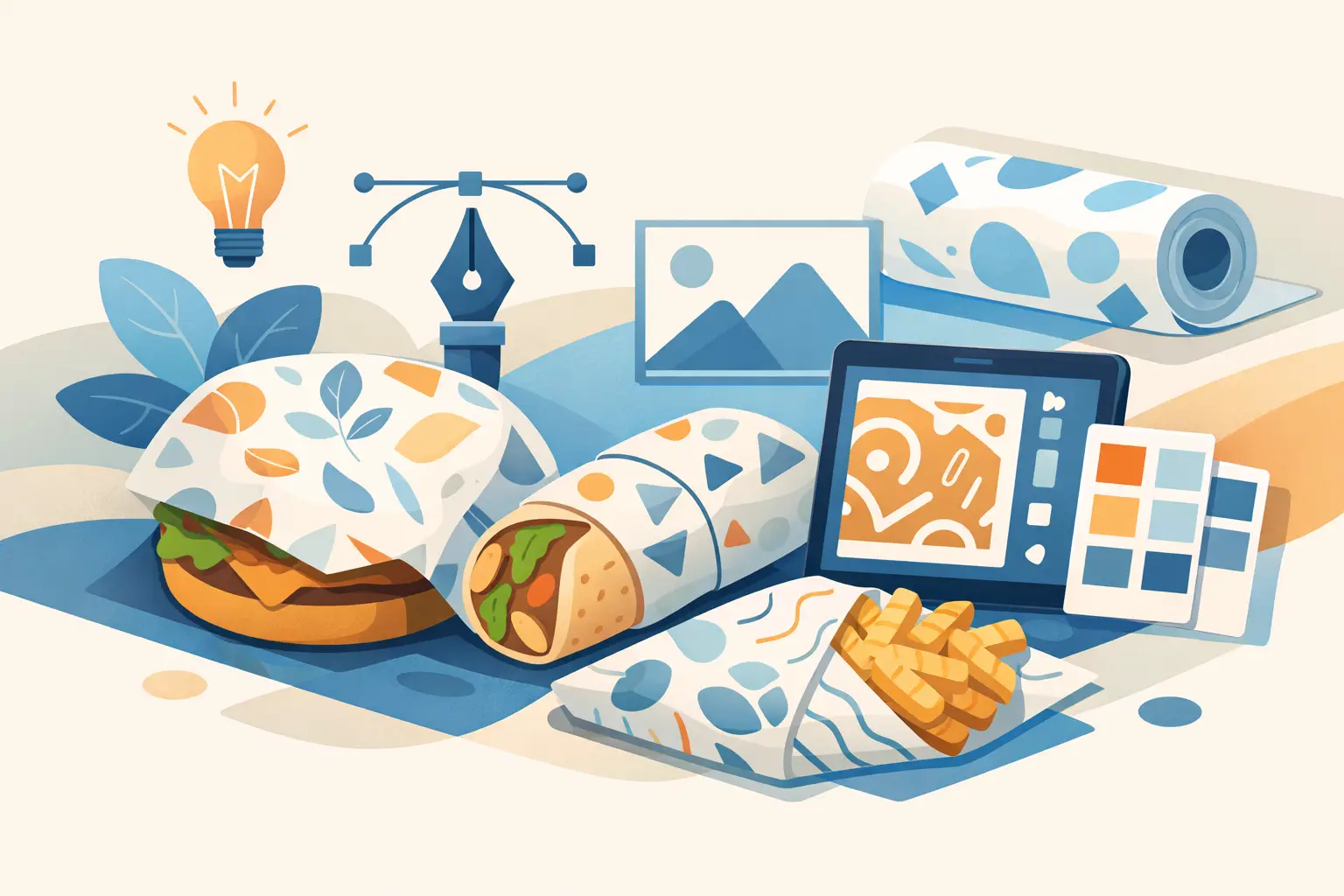 How to Design Branded Food Wrap