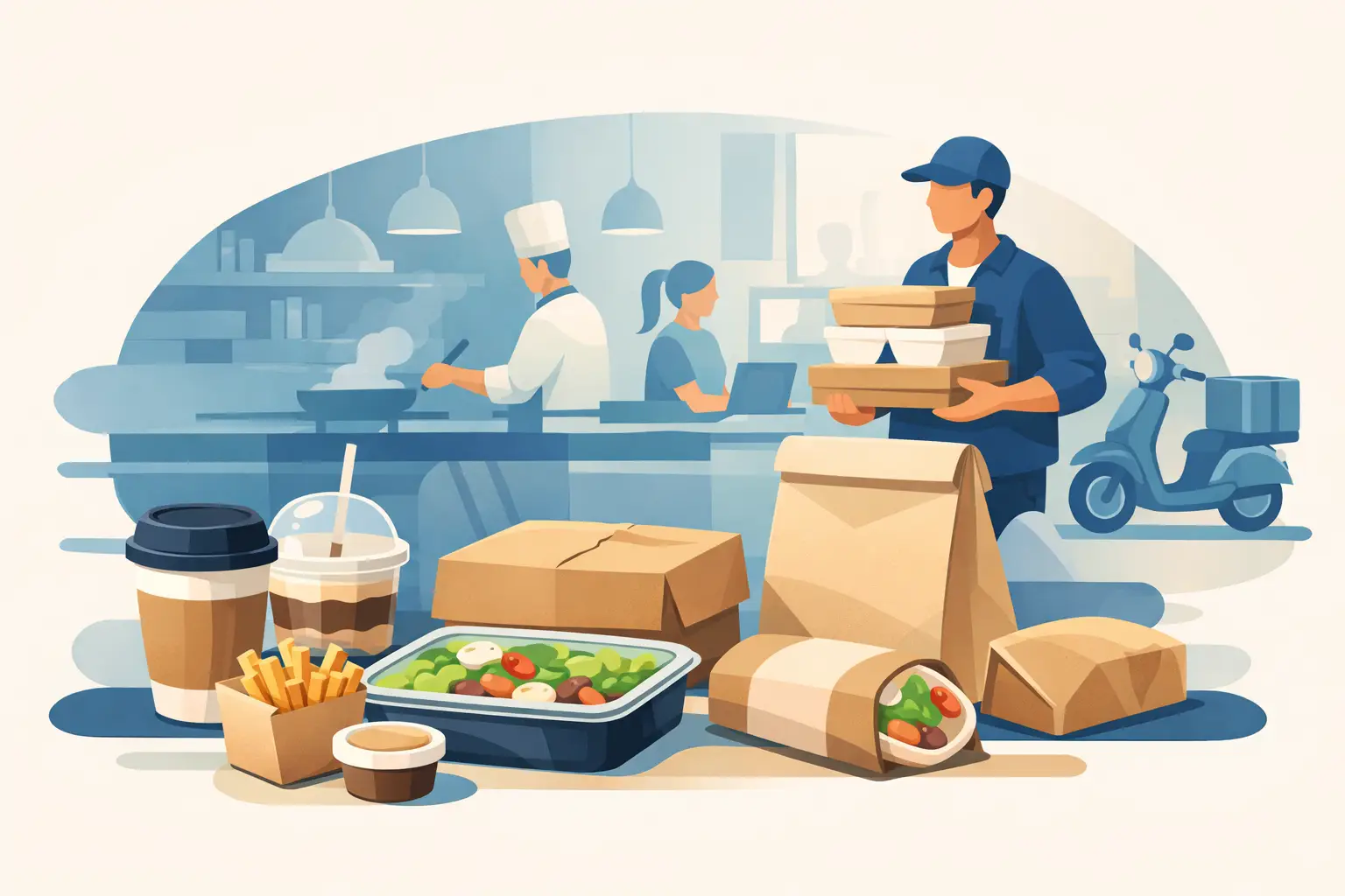 Custom Food Packaging UK for Busy Operators