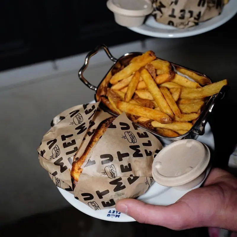 greaseproof paper burger wrap