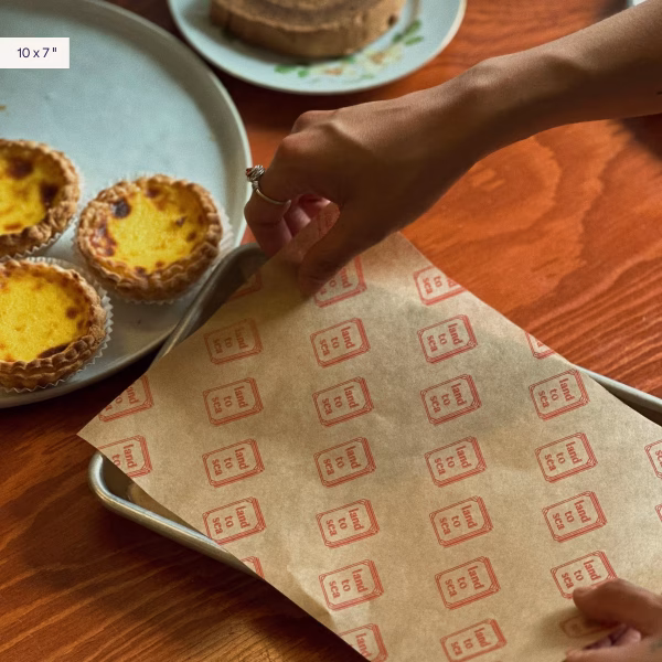 Spot Colour Brown Greaseproof Paper